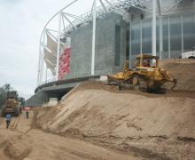 Obra exterior Velodromo Xalapa