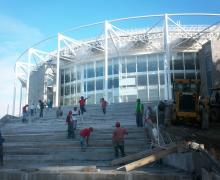 Obra exterior Velodromo Xalapa