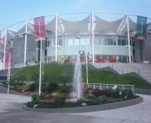 Obra exterior Velodromo Xalapa