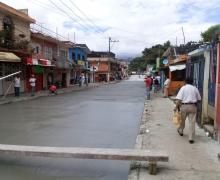 aplanando Calle hortensia Xalapa