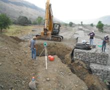 Reconstrucción margen natural izquierdo arroyo Topiltepec, municipio de Actopan