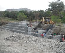 Reconstrucción margen natural izquierdo arroyo Topiltepec, municipio de Actopan