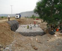 Reconstrucción margen natural izquierdo arroyo Topiltepec, municipio de Actopan