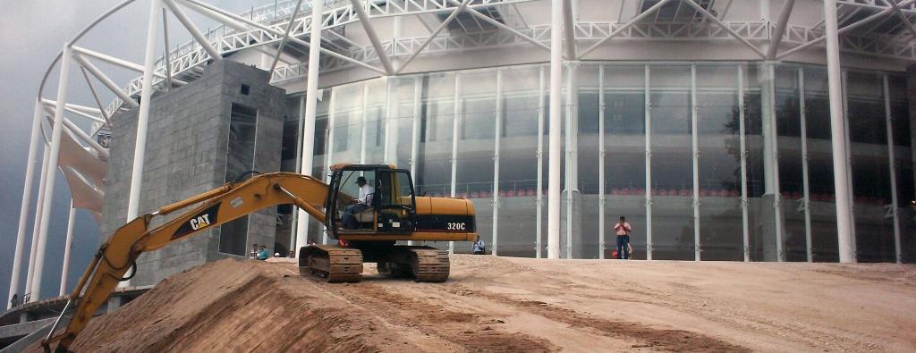 Obra exterior Velodromo Xalapa